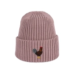 Haftowana dziecięca czapka beanie - KOGUT