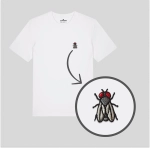 Haftowany T-shirt MUCHA