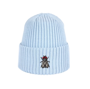 Haftowana dziecięca czapka beanie - MUCHA