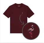 Haftowany T-shirt FLAMING