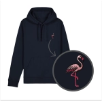 Haftowana bluza z kapturem FLAMING