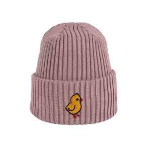 Haftowana dziecięca czapka beanie - KACZUSZKA
