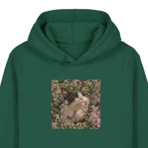 Bluza z kapturem WYLUZOWANY KOT W KOCIMIĘTCE