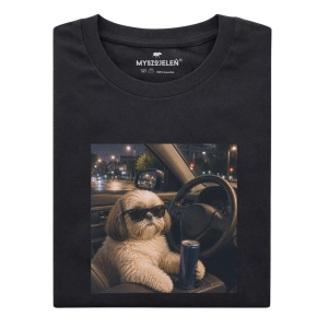 Koszulka z nadrukiem NOCNY SHIH TZU