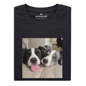 Koszulka z nadrukiem NIEROZŁĄCZNE BORDER COLLIE