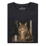 Koszulka z nadrukiem NOCNY MAINE COON