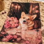 Ręcznik plażowy 180x100 cm CORGI MARZYCIEL