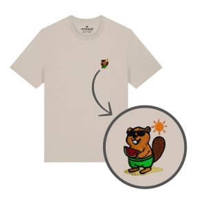Haftowany T-shirt WAKACYJNY BÓBR