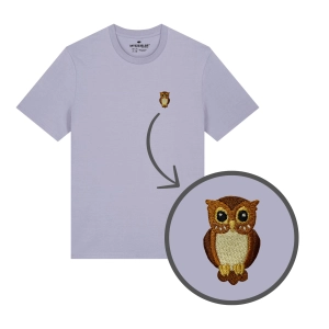 Haftowany T-shirt SOWA