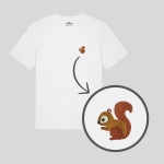 Haftowany T-shirt WIEWIÓRKA