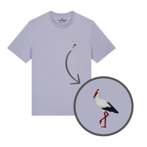 Haftowany T-shirt BOCIAN