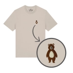 Haftowany T-shirt NIEDŹWIADEK/MIŚ