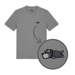 Haftowany T-shirt ŚPIĄCY SZNAUCER