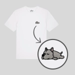 Haftowany T-shirt ŚPIĄCY PITBULL
