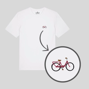 Haftowany T-shirt ROWER DAMSKI