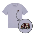 Haftowany T-shirt LODZIARNIA