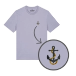 Haftowany T-shirt KOTWICA