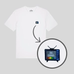 Haftowany T-shirt TELEWIZOR