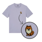 Haftowany T-shirt POMERANIAN SZPIC MINIATUROWY (POMARAŃCZOWY)