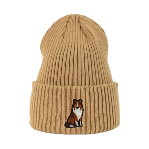 Haftowana czapka beanie - COLLIE (LESSIE)