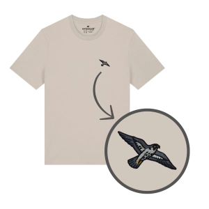 Haftowany T-shirt SOKÓŁ W LOCIE