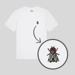 Haftowany T-shirt MUCHA