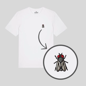 Haftowany T-shirt MUCHA