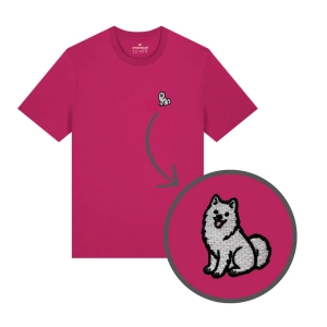 Haftowany T-shirt SAMOYED