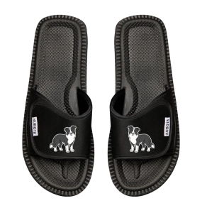 Klapki Kubota BORDER COLLIE + personalizacja [RZEPY]