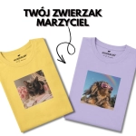 Koszulka z nadrukiem TWÓJ ZWIERZAK MARZYCIEL