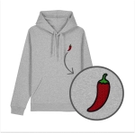 Haftowana bluza z kapturem PAPRYCZKA CHILI