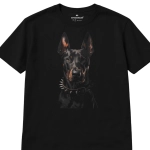 Koszulka z nadrukiem [HALFTONE] TWARDZIEL DOBERMAN