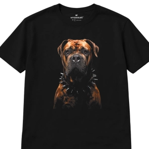 Koszulka z nadrukiem [HALFTONE] TWARDZIEL MASTIF FRANCUSKI/DOG Z BORDEAUX