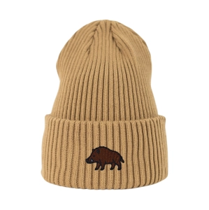 Haftowana czapka beanie - DZIK