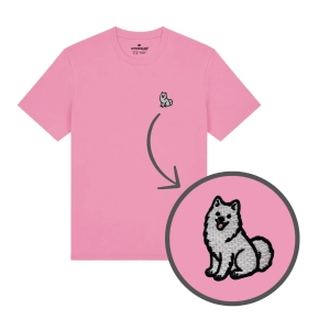 Haftowany T-shirt SAMOYED