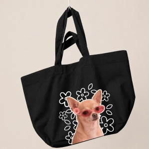 Torba shopper - KWIATKI CHIHUAHUA