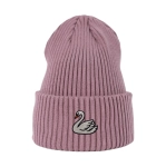 Haftowana czapka beanie - ŁABĘDŹ