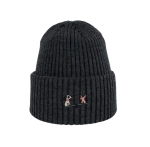 Haftowana dziecięca czapka beanie - PIESKI NA HUŚTAWCE