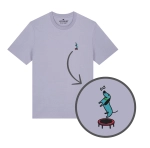Haftowany T-shirt PIESEK NA TRAMPOLINIE