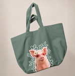 Torba shopper - KWIATKI ŚWINKA