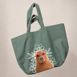 Torba shopper - KWIATKI KAPIBARA