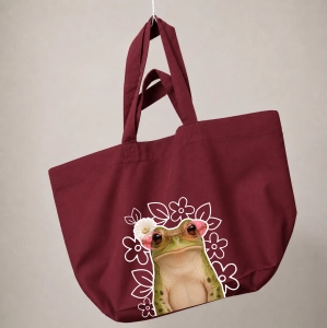 Torba shopper - KWIATKI ŻABA