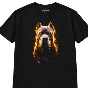 Koszulka z nadrukiem [HALFTONE] CANE CORSO