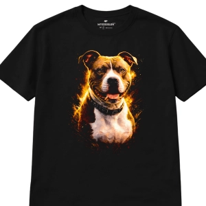 Koszulka z nadrukiem [HALFTONE] PITBULL