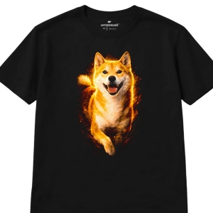 Koszulka z nadrukiem [HALFTONE] SHIBA
