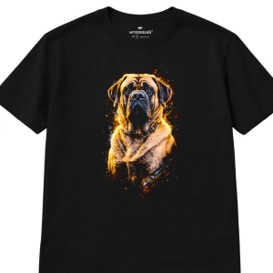 Koszulka z nadrukiem [HALFTONE] MASTIFF