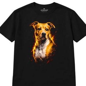 Koszulka z nadrukiem [HALFTONE] AMSTAFF