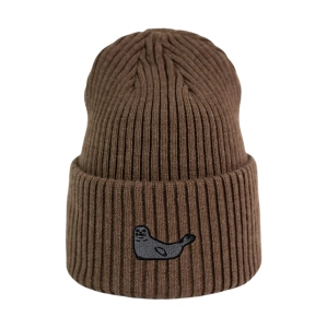 Haftowana czapka beanie - FOKA