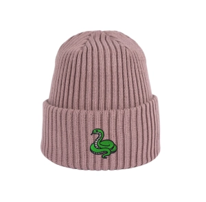 Haftowana dziecięca czapka beanie - WĄŻ