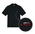 Męska haftowana koszulka polo VOLKSWAGEN GOLF II GTI